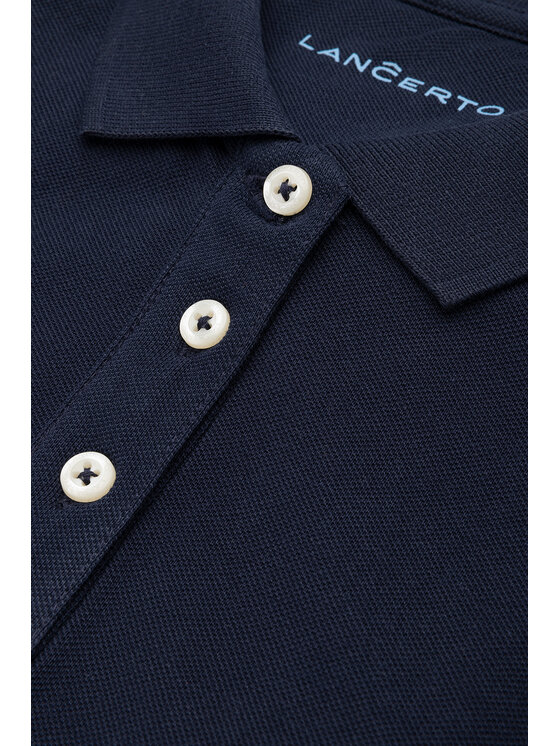 Lancerto Lancerto Polo Paris PO073123000026 Granatowy Regular Fit