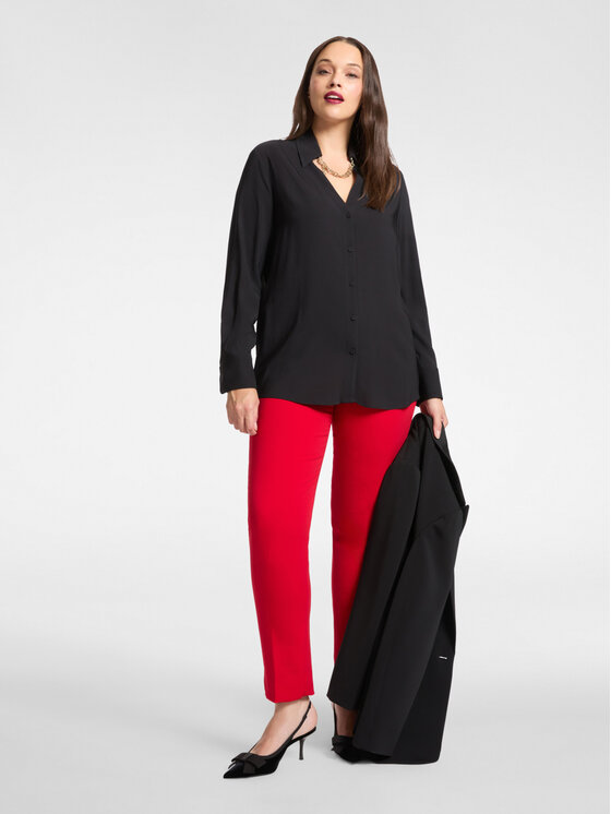 Elena Mirò Elena Mirò Camicia 5167P000239N033 Nero Regular Fit