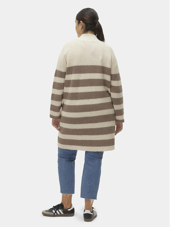 Vero Moda Curve Vero Moda Curve Strickjacke 10291296 Beige Regular Fit