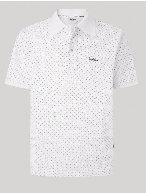 Pepe Jeans Pepe Jeans Polokošile PM542155 800 Bílá Regular Fit