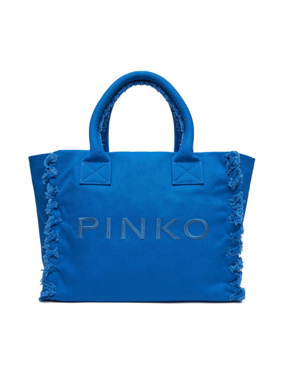 Geantă PINKO Beach Shopping PE 25 PLTT 100782 A1WQ Albastru