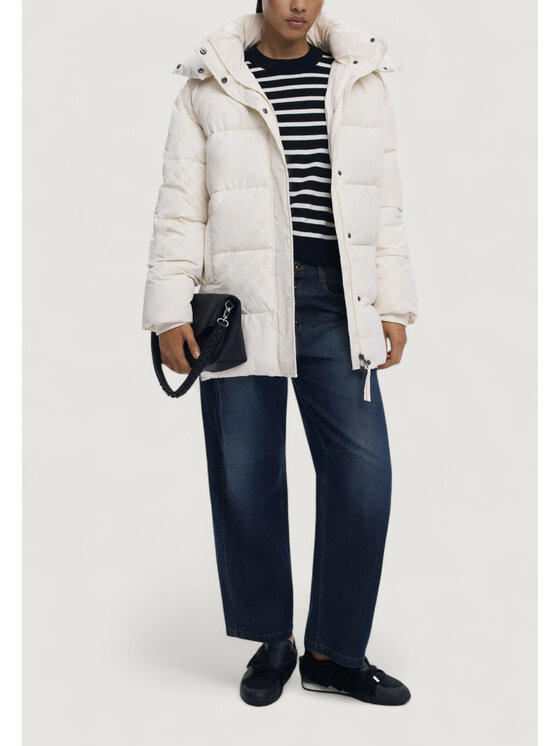 Desigual Desigual Giubbotto invernale PADDED_CADERA_FLOCK Bianco Original Fit