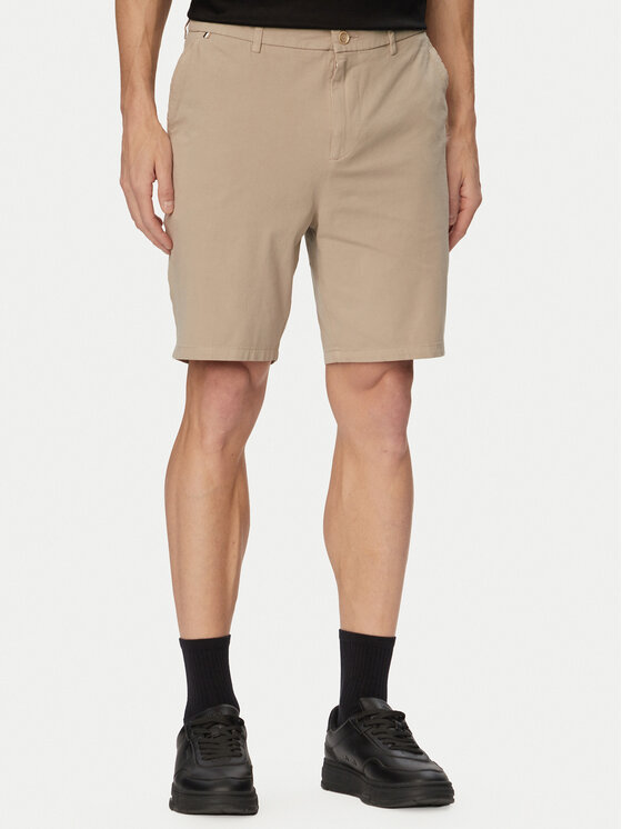 BOSS BOSS Шорти з тканини H-Kane1 50555235 Бежевий Modern Fit