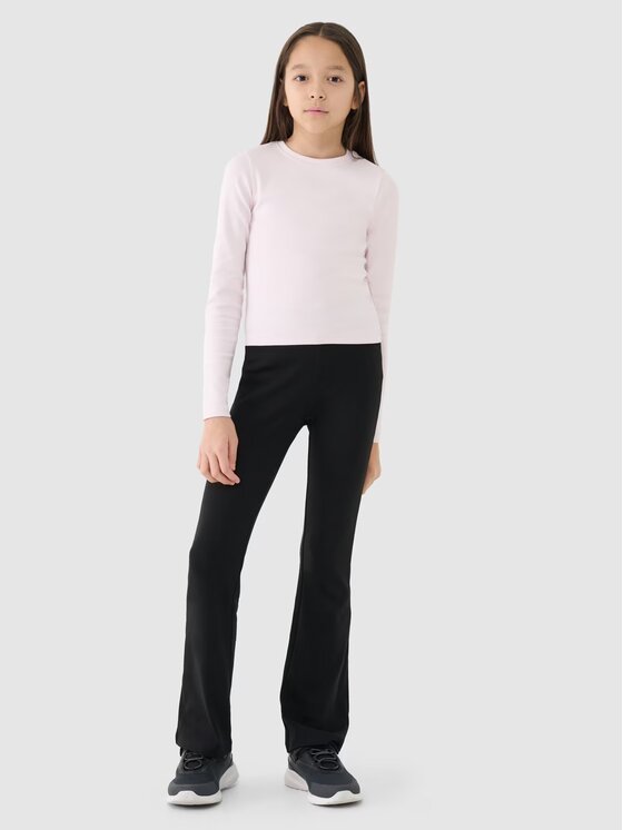 4F 4F Longsleeve 4FJRSS25TLONF505-12S Bianco Slim Fit