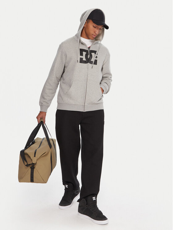 DC DC Džemperis Star EDYSF03265 Pilka Regular Fit