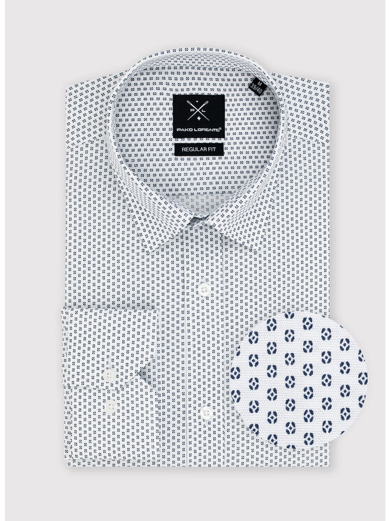 Pako Lorente Pako Lorente Koszula P23SN-1X-005 Biały Regular Fit