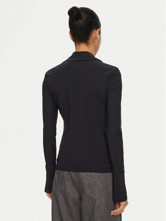 Patrizia Pepe Patrizia Pepe Särkpluus 8M1663/JZ26-K103 Must Regular Fit