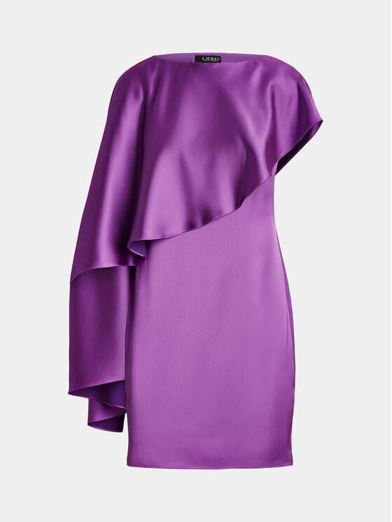 LAUREN RALPH LAUREN Lauren Ralph Lauren Sukienka koktajlowa 253925915001 Fioletowy Regular Fit