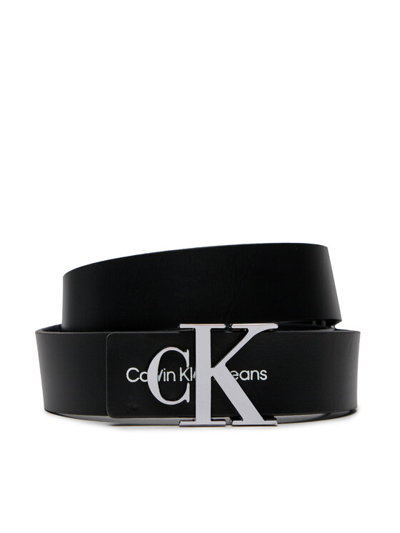 Curea de Damă Calvin Klein Jeans Monogram Hardware 30Mm K60K610281 Negru