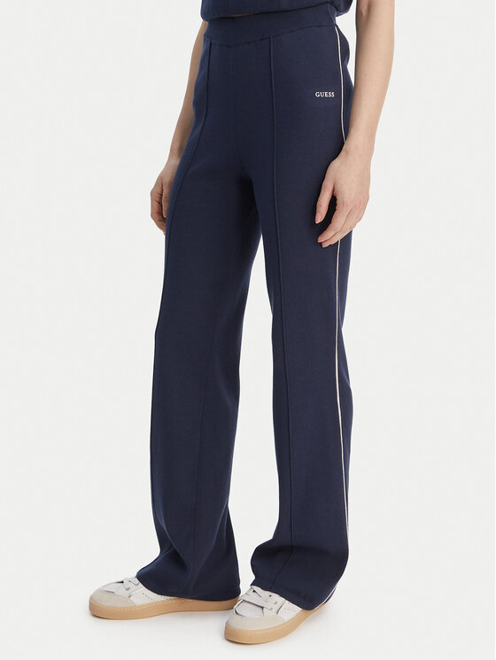 Guess Guess Плетени панталони V6RB14 Z4642 Тъмносин Regular Fit