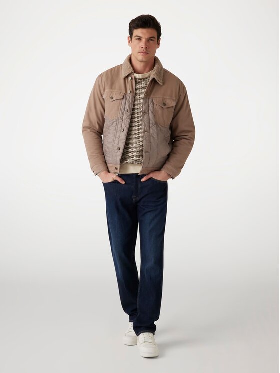 Guess Guess Kurtka przejściowa 172909 Beżowy Classic Fit