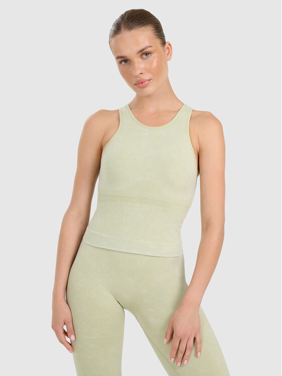 4F 4F Koszulka techniczna YOGA Zielony Slim Fit