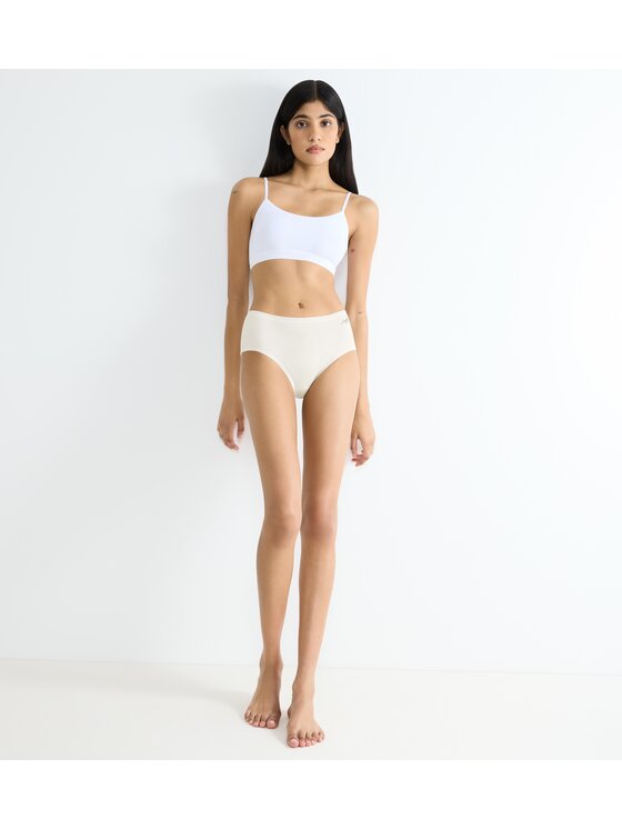 Triumph Triumph Figi klasyczne sloggi GO Daily Cotton Midi Biały
