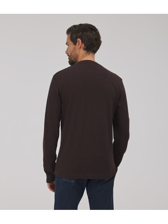 Lee Cooper Lee Cooper T-Shirt MARTIN Brązowy ciemny Regular Fit