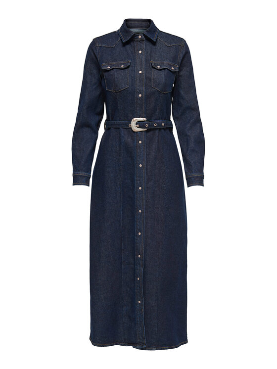 ONLY ONLY Jeanskleid Camomile 15357757 Dunkelblau Regular Fit