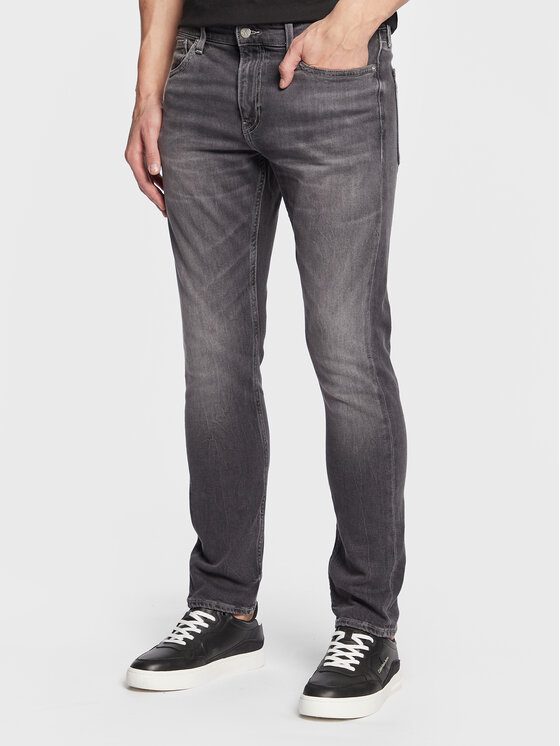 Calvin Klein Jeans Дънки J30J322430 Сив Slim Fit