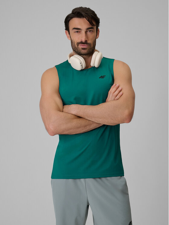 4F 4F Koszulka techniczna NO LIMITS Zielony Regular Fit