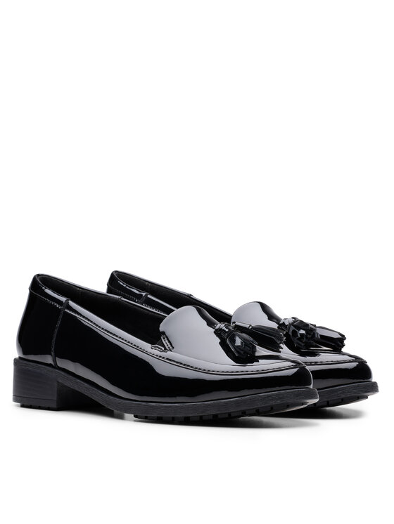 Clarks Clarks Loafersy Havisham Edge 26178704 Czarny