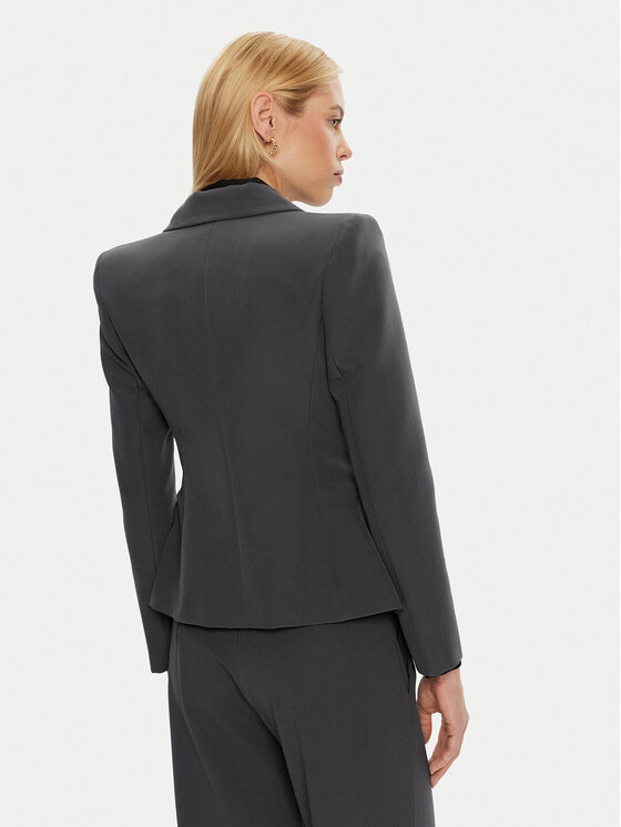 Rinascimento Rinascimento Marynarka CFC0119987003 Szary Regular Fit