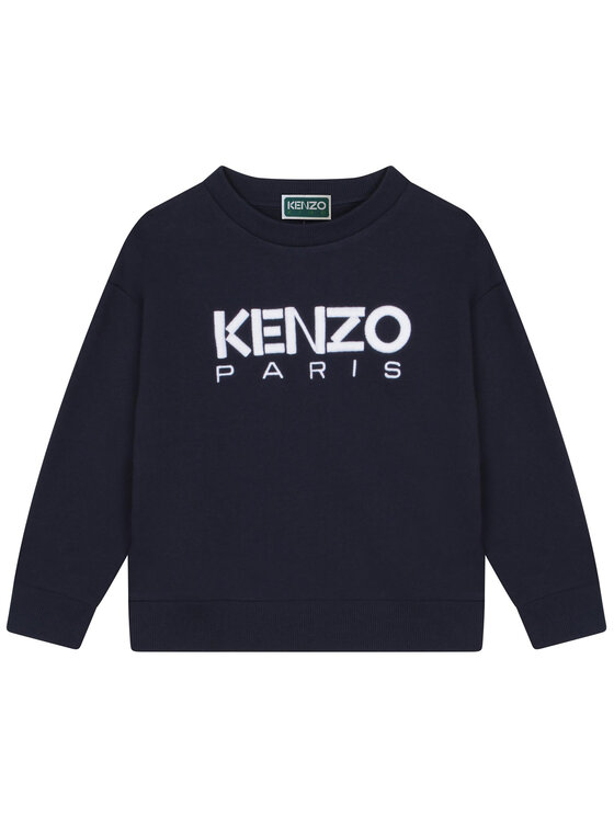 Kenzo Kids Džemperis ar kapuci K25774 S Tumši zils Regular Fit