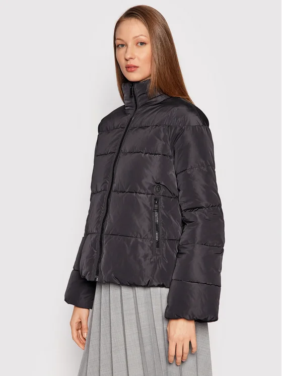 Trussardi Daunenjacke 56S00700 Schwarz Regular Fit