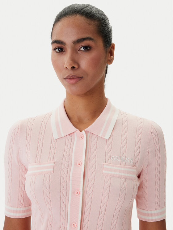 Guess Guess Cardigan V6RR02 Z4652 Rosa Regular Fit