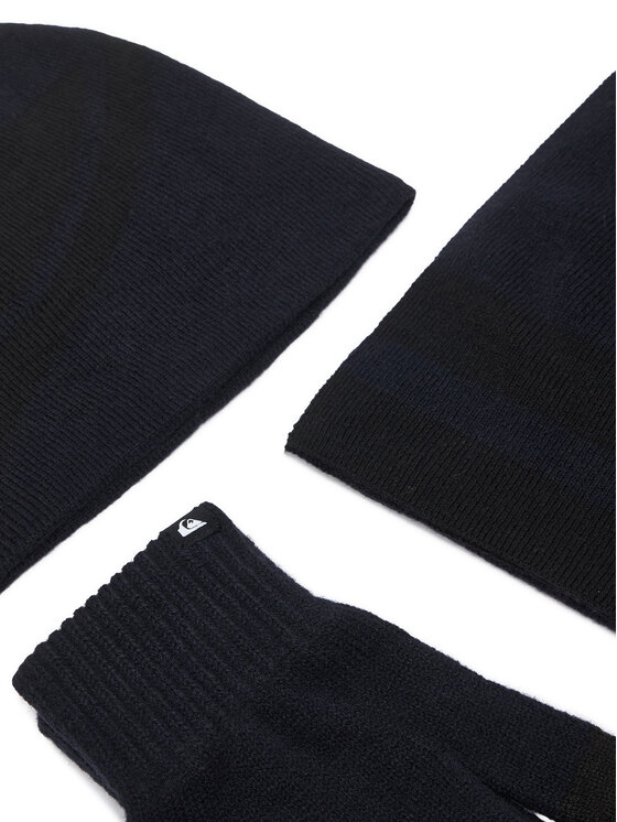 Quiksilver Quiksilver Rinkinys kepurė, šalikas, pirštinės CWBEO-QS-SM346-001-AW26 Tamsiai mėlyna