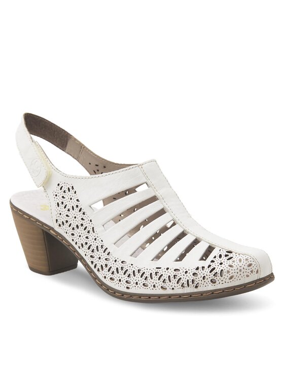 Rieker Rieker Salonarji 40959-80 Bela