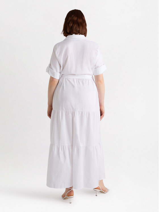 Fiorella Rubino Fiorella Rubino Vestito elegante 7061T001705N011 Bianco A-Line Fit