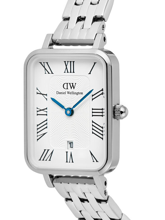 Daniel Wellington Daniel Wellington Zegarek Quadro DW00100864 Srebrny