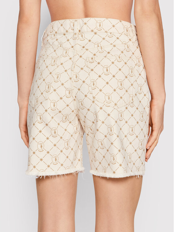 Trussardi Trussardi Džínsové šortky 56J00183 Béžová Regular Fit