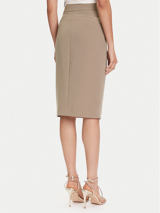 Marciano Guess Marciano Guess Midi suknja 5YGD07 7357A Bež Regular Fit