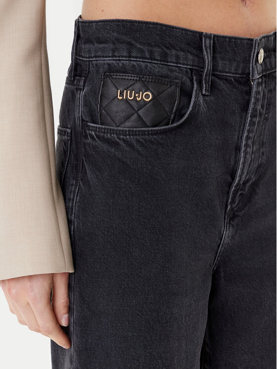 Liu Jo Liu Jo Τζιν UF5125 D4927 Μαύρο Straight Fit
