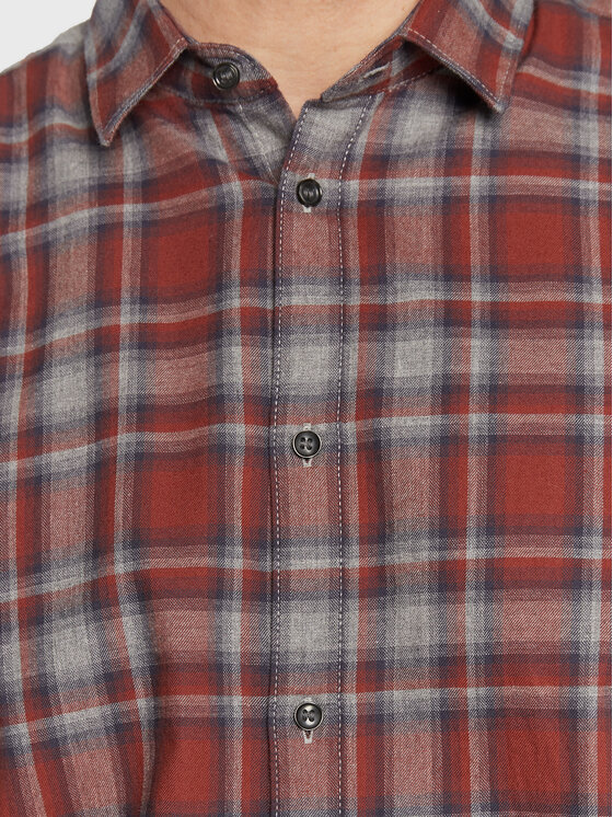 Sisley Sisley Košulja 5MQWSQ01A Crvena Regular Fit