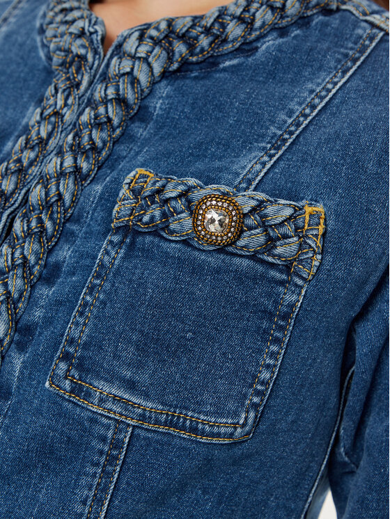 Liu Jo Liu Jo Jeans jakna UF4120 D4448 Modra Regular Fit