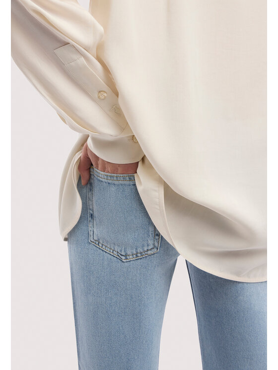 Trussardi Trussardi Koszula 51426300034N002 Kremowy Regular Fit