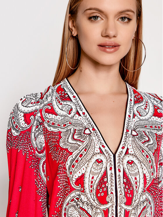 TWINSET TWINSET Každodenné šaty 221TP270A Červená Regular Fit