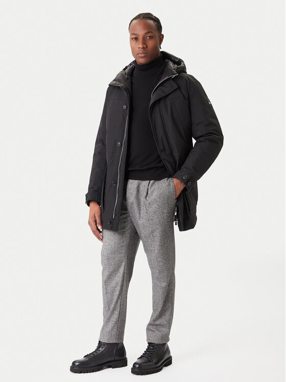 BOSS BOSS Kurtka puchowa H-Detoni 50540472 Czarny Regular Fit