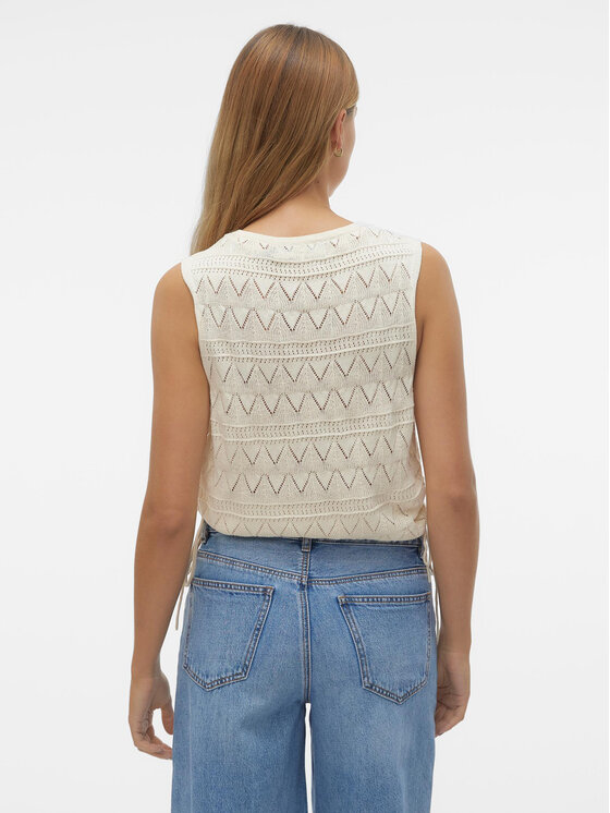 Vero Moda Vero Moda Bluse Bali 10302924 Écru Regular Fit