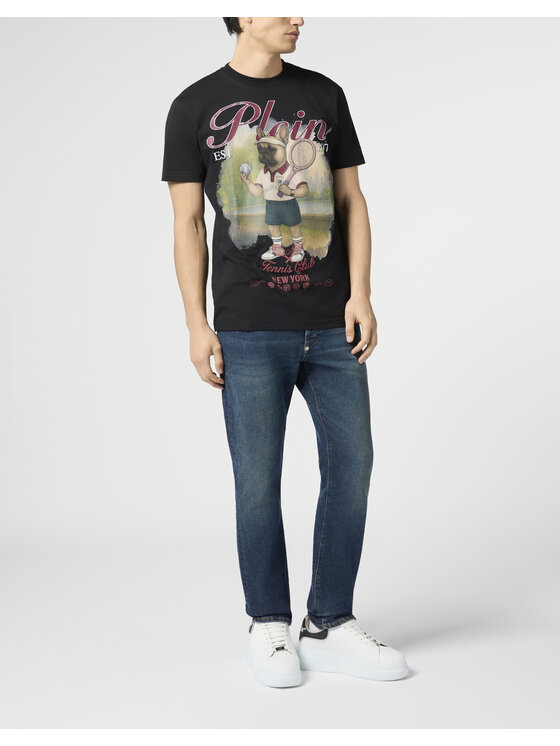 PHILIPP PLEIN PHILIPP PLEIN T-Shirt 30551 Czarny Regular Fit