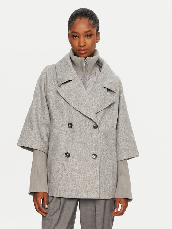 JDY JDY Демісезонна куртка Hannah 15337889 Сірий Regular Fit