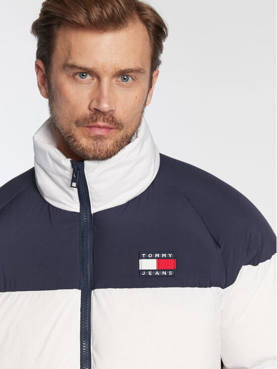 Tommy Jeans Tommy Jeans Kurtka puchowa Authentic Serif DM0DM14400 Granatowy Regular Fit