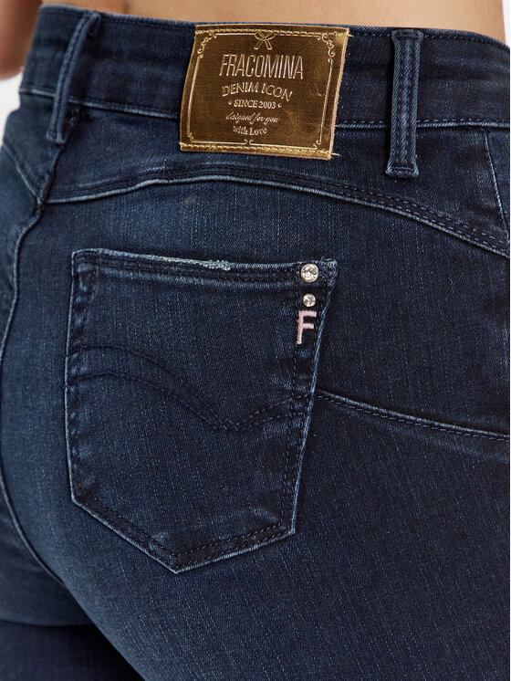 Fracomina Fracomina Jeans FP23WV8000D40802 Dunkelblau Slim Fit
