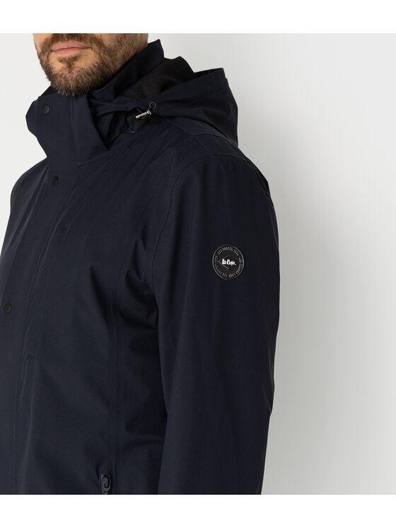 Lee Cooper Lee Cooper Kurtka przeciwdeszczowa MIGUEL 2800 Granatowy Regular Fit