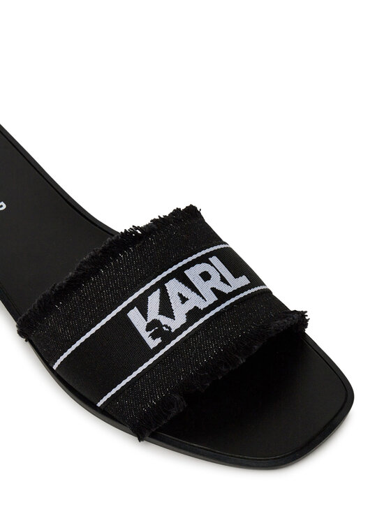 KARL LAGERFELD KARL LAGERFELD Klapki Skoot II KL80411 Czarny