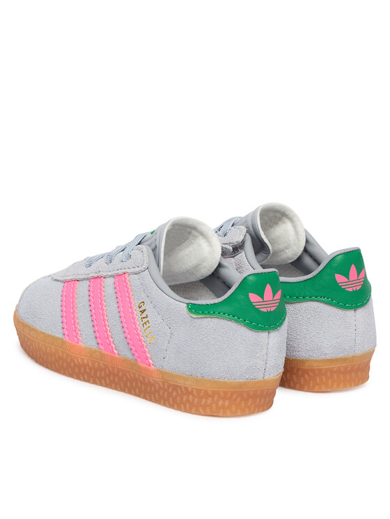 adidas adidas Sneakersy Gazelle Comfort Closure Elastic Laces IH6477 Šedá