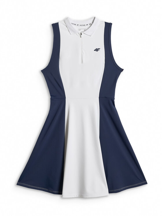 4F 4F Sukienka codzienna SPORTS CLUB Biały Slim Fit