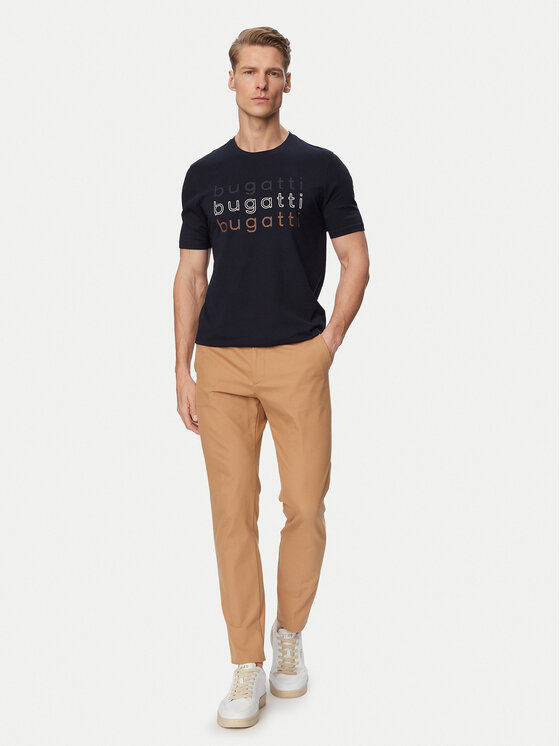 Bugatti Bugatti T-Shirt 8350-15042E Granatowy Regular Fit