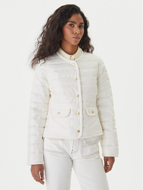 Tommy Hilfiger Tommy Hilfiger Pernata jakna WW0WW49660 Bijela Regular Fit