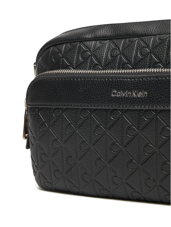 Calvin Klein Calvin Klein Borsellino Emblem Emboss Camera Bag LV04D3203G Nero